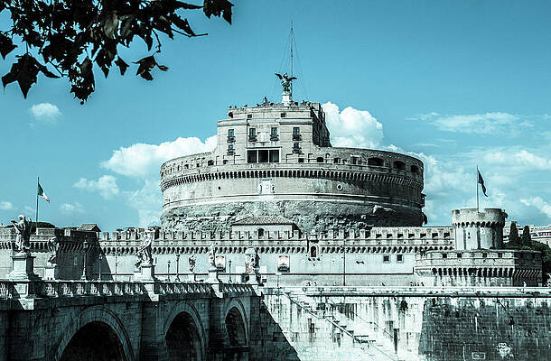 Architecture Photograph - Rome - Mausoleum Of Hadrian by AM FineArtPrints