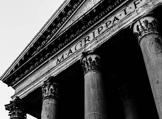 Architecture Photograph - Rome - The Pantheon by AM FineArtPrints