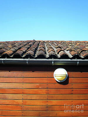 Sky Photograph - Roofline Ripples by Rick Locke - Out of the Corner of My Eye