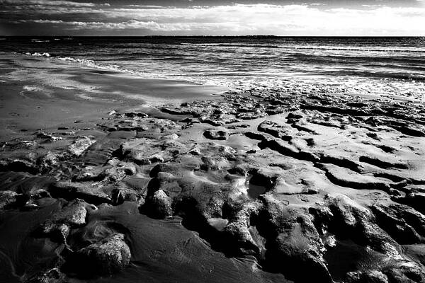 Sunset Photograph - Rough Sand by Al Poullis