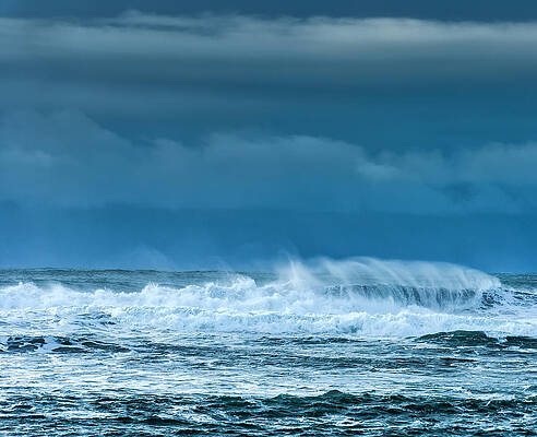 Wall Art featuring the photograph Rough Waters Off Iceland by Duane Miller