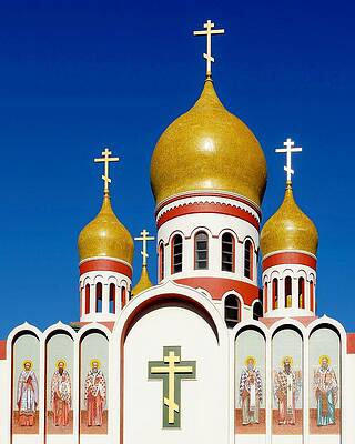 San Francisco Photograph - Russian Orthodox Cathedral - San Francisco by KJ Swan