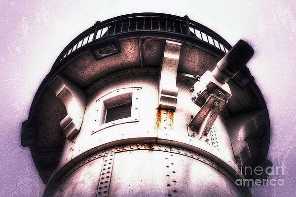 Bridge Wall Art featuring the photograph Rusted Beacon by Duluth To Door County Photography