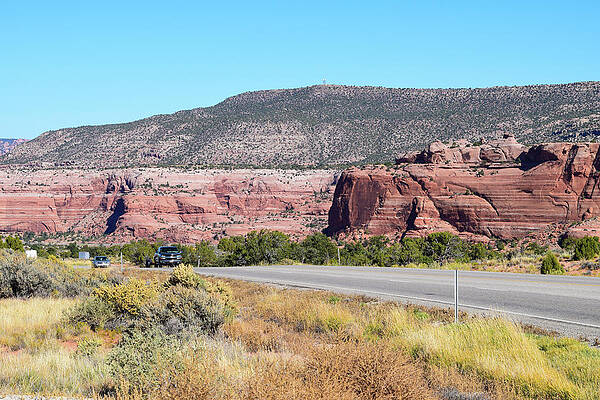 Landscape Photograph - Sage And Red Rocks by Tom Cochran