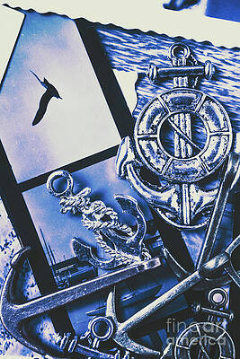 Wall Art featuring the photograph Sail Anchors And Boat Buoys by Jorgo Photography