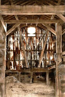 Rustic Barn Interior Painting