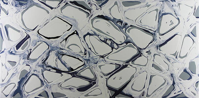 Wall Art featuring the painting Sea-Ice by Madeleine Arnett