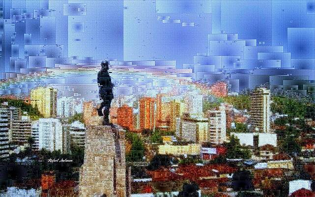 Wall Art featuring the digital art Sebastian De Belalcazar by Rafael Salazar