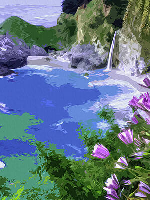 Summer Painting - Secret Paradise by AM FineArtPrints