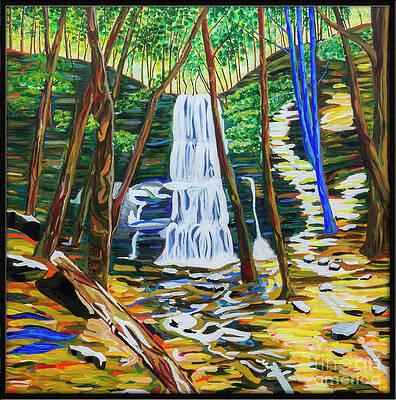 Seeking Comfort at Sherman Falls by Anita Thomas