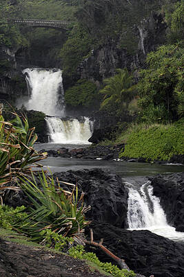 Wall Art featuring the photograph Seven Sacred Pools by Kenneth Campbell