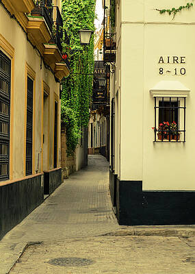 Architecture Photograph - Seville - Calle Aire by AM FineArtPrints