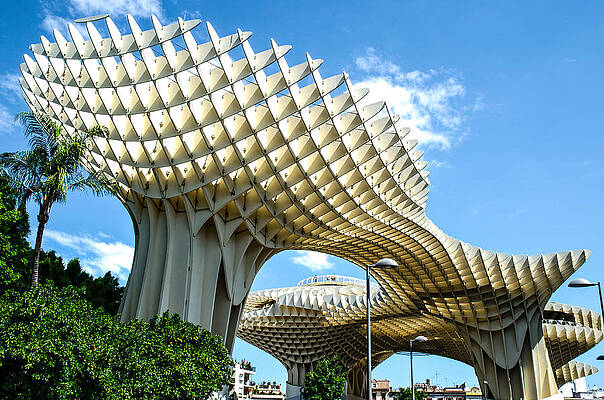 Architecture Photograph - Seville - Metropol Parasol by AM FineArtPrints
