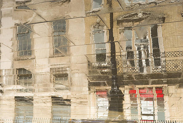 Reflection Wall Art featuring the photograph Sidewalk Reflections II by Clarence Holmes