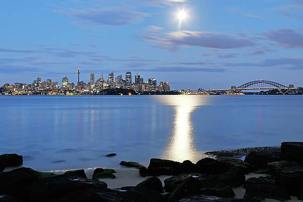Sky Wall Art featuring the photograph Silver Harbour by Nicholas Blackwell