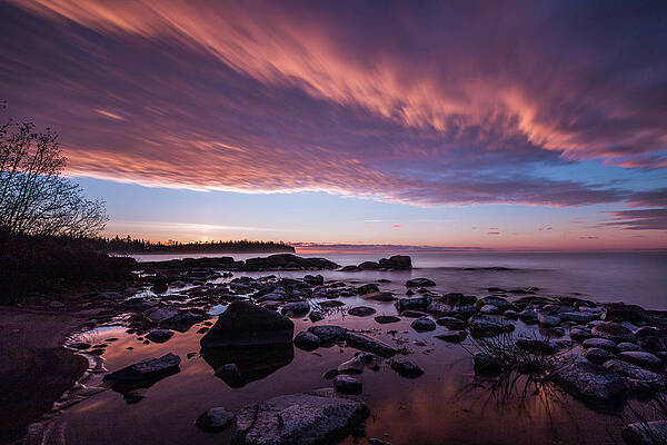 Silver Islet Sunrise by Linda Ryma