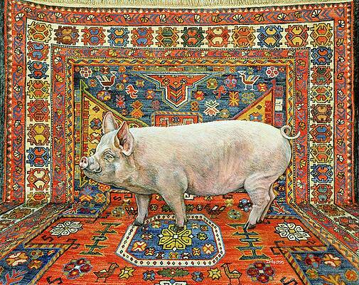 Pig Paintings for Sale by Bridgeman Images