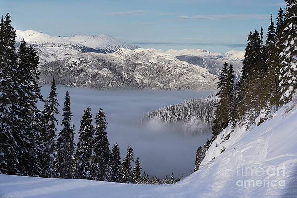 Mountain Photograph - Skiing Above The Clouds by Bruce Block
