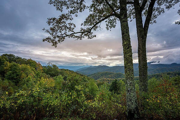 America Photograph - Smokey Mountain Sunset by David Morefield