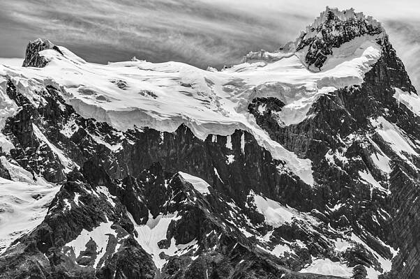 National Wall Art featuring the photograph Snow Covered Mountains - Patagonia Photograph by Duane Miller