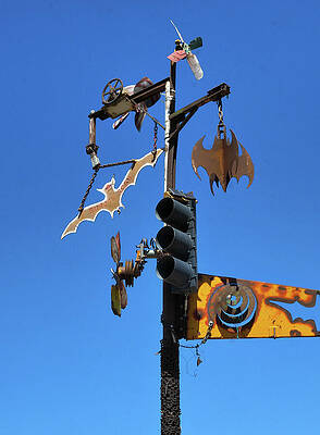 Wall Art featuring the photograph Somewhere Out On That Dark Desert Highway by Joe Schofield
