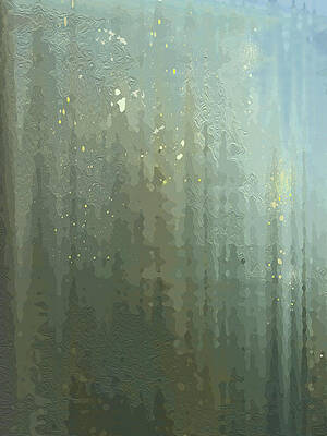 Architecture Digital Art - Spires Through A Window by Gina Harrison
