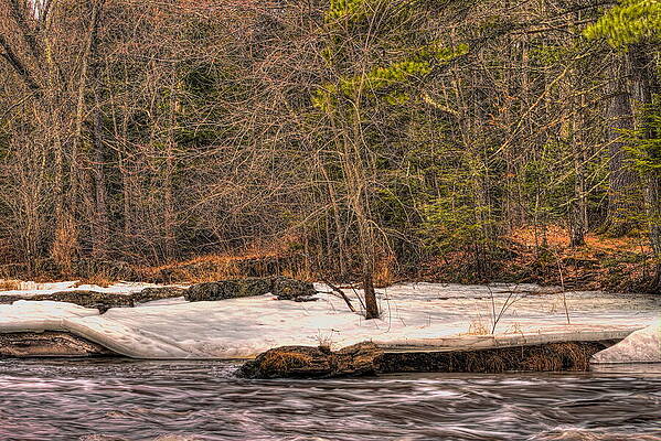 Spring Photograph - Spring Breakup At Eau Claire Dells Park by Dale Kauzlaric