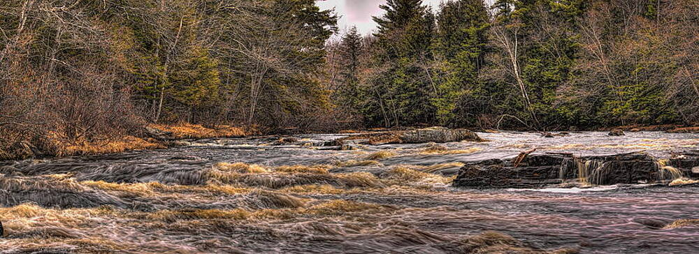 Spring Photograph - Spring Eau Claire Dells Park Panoramic by Dale Kauzlaric