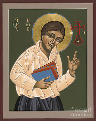 Wall Art featuring the painting St Edith Stein Patroness Of Europe 182 by William Hart McNichols