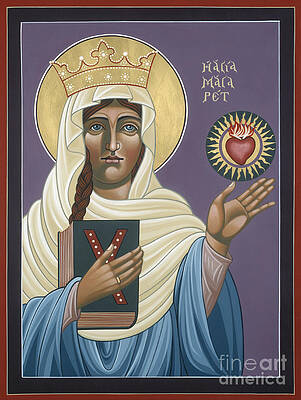 Wall Art featuring the painting St Margaret Queen Of Scotland 158 by William Hart McNichols