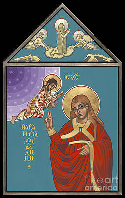 Wall Art featuring the painting St Mary Magdalen  Contemplative Of Contemplatives 203 by William Hart McNichols