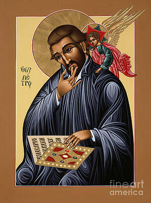 Wall Art featuring the painting St Peter Canisius Doctor Of The Church 073 by William Hart McNichols