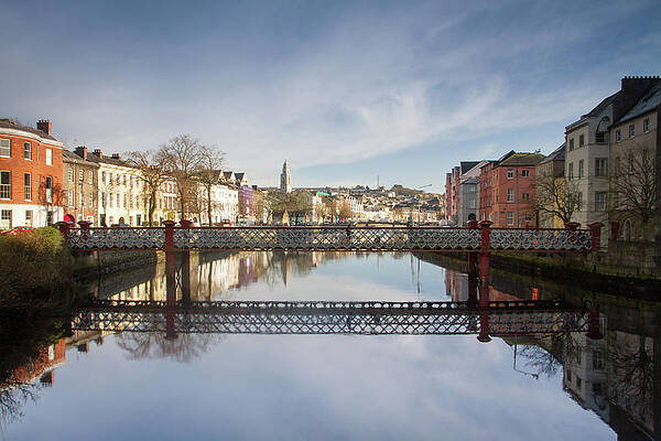 Reflection Wall Art featuring the photograph St Vincent's Bridge Cork by Mark Callanan