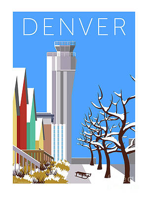 Digital Art - Stapleton Winter by Sam Brennan