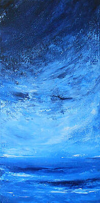 Wave Painting - Stars In The Sky by Jane See