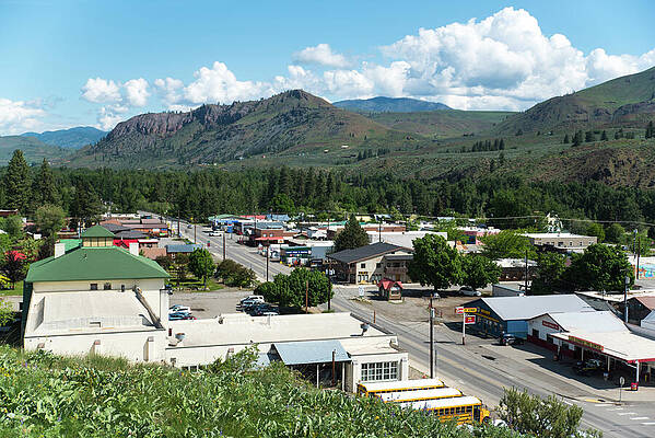 State Route 20 Photograph - State Route 20 In Twisp by Tom Cochran