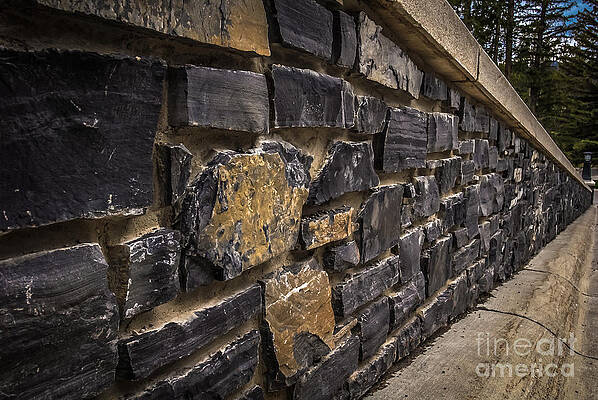Wall Art featuring the photograph Stone Wall With Perspective by Blake Webster