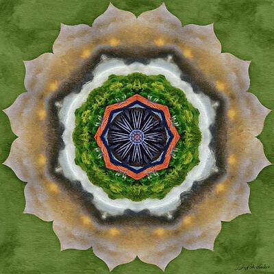 Wall Art featuring the painting Storm Above by Jeffrey Kolker