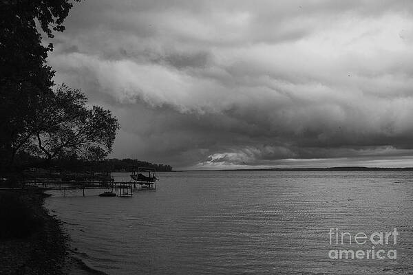 Finger Lake Photograph - Storm Clouds by William Norton