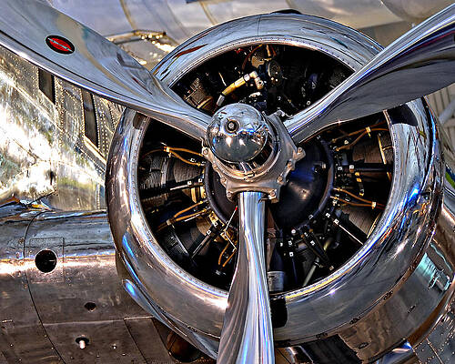 America Photograph - Stratoliner Engine - National Air And Space Museum by Darin Volpe