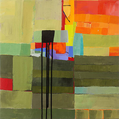Vibrant Geometric Composition Wall Art