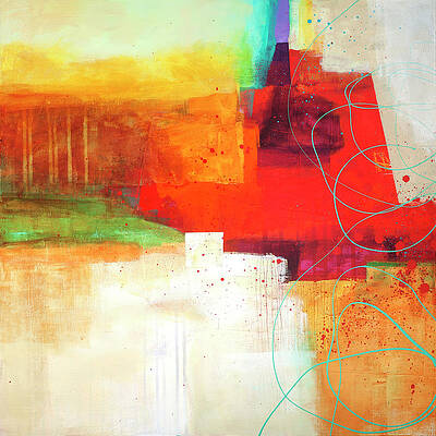 Vibrant Abstract Color Composition Wall Art