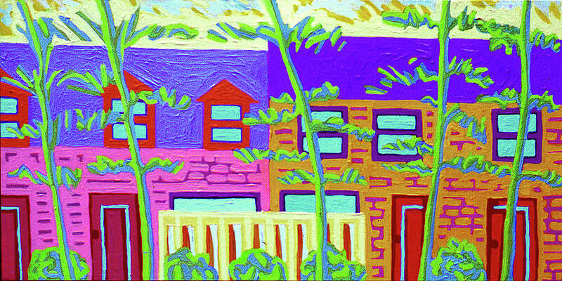 Painting - Suburban Walls by Rod Whyte