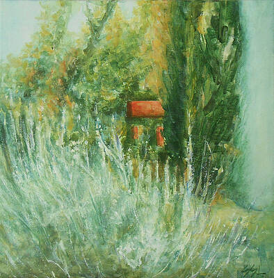 Flower Wall Art featuring the painting Summer Breeze 2 by Jane See