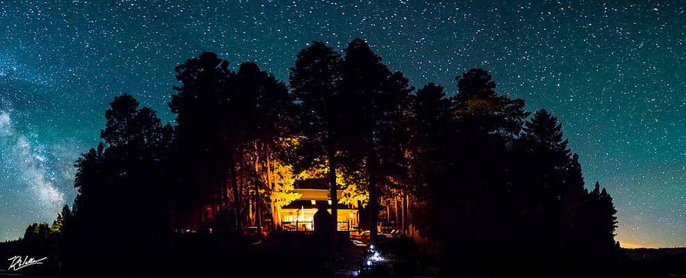Milky Way Wall Art featuring the photograph Summer Getaway by Russell Wells