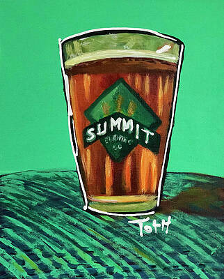 Painting - Summit 2 by Laura Toth