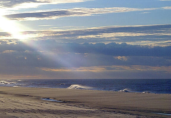 Sky Wall Art featuring the photograph Sun Beam by Robert Newman