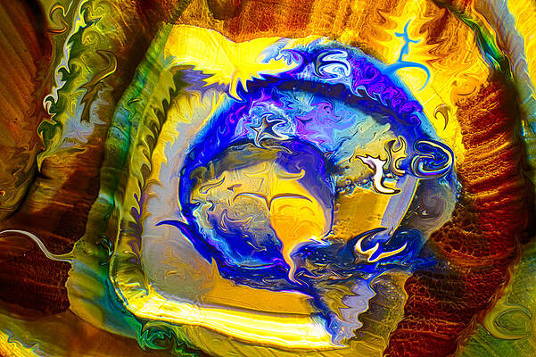 Painting - Sun Of A Moon by Omaste Witkowski