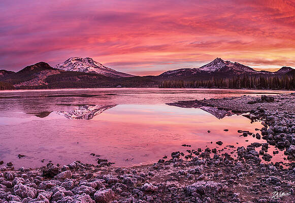 Sunrise Over Sparks Lake Photograph