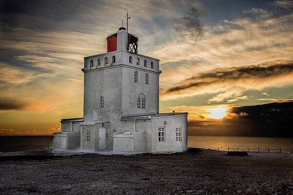 Travel Photograph - Sunrise In Dyrholaey by Robert Grac